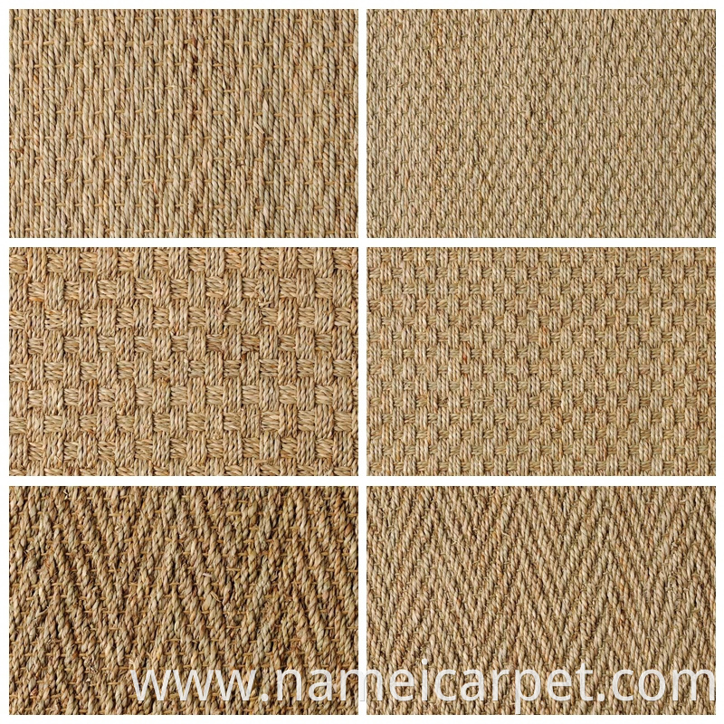 Natural Seagrass Carpet Rolls For Resort Office Home Hotel